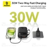 پاوربانک 20000 بیسوس Baseus QPow 2 P10055009113-00 توان 30 وات با کابل متصل