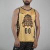 ست رکابی و شلوارک ورزشی مردانه نایک مدل PY-NBA-4C0453 زرد مشکی