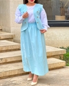 ست سه تیکه جلیقه دامن 1485