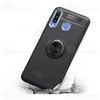 قاب ژله ای طرح چرم انگشتی سامسونگ Samsung Galaxy M30 Becation A.F Magnetic Ring