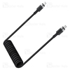 کابل Type-C به Type-C فنری ایس فست ACEFAST C14-03 طول 1.2 متر توان 60 وات