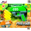 تفنگ اسباب‌بازی ماینکرافت Pixel Gun با تیرهای فومی ایمن 828