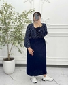 پیراهن دو تیکه خال خالی 6060