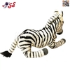 عروسک پولیشی گورخر طبیعی نشسته ZEBRA 15102