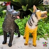 فیگور حیوانات ماکت سگ ژرمن شپرد اسباب بازی نرم و گوشتی بزرگ German Shepherd dog figure﻿﻿ 759