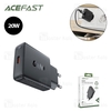 شارژر دیواری ایس فست ACEFAST A65 PD20W GaN Fast Charger توان 20 وات