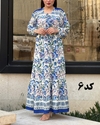 پیراهن فلور ارکیده(تخفیف یک هفته ای) 6115