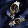 ست ساعت دونفره طرح ROLEX (مشکی) مدل 1803