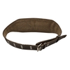 کمربند بدنسازی بادی بیلدینگ مدل Hom-402M1320 بالشت دار سگکی قهوه ای تیره