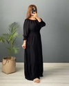 ساحلی خسته کش آستین بلند تک رنگ نخی 144