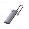 هاب 6 پورت تایپ سی الدینیو LDNIO 6in1 Type-c Hub Adapter DS-16U توان 100 وات