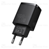 شارژر دیواری فست شارژ بیسوس Baseus Compact Quick Charger U+C PD QC CCCP20UE CCXJ-B01 EU توان 20 وات