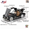 ماکت ماشین فلزی مرسدس بنز کلاسیک 300 Benz SL مقیاس 1:24
