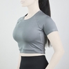 نیم تنه ورزشی زنانه نایک مدل SRN-4F0693 طوسی روشن