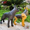 فیگور حیوانات ماکت سگ ژرمن شپرد اسباب بازی نرم و گوشتی بزرگ German Shepherd dog figure﻿﻿ 759