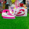 اتو اسباب بازی موزیکال صورتی دخترانه Ironing toys