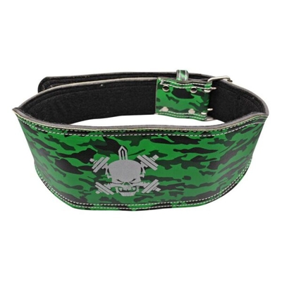 کمربند بدنسازی دمبل اسکلتی مدل GDS-56810 سگکی چریکی سبز