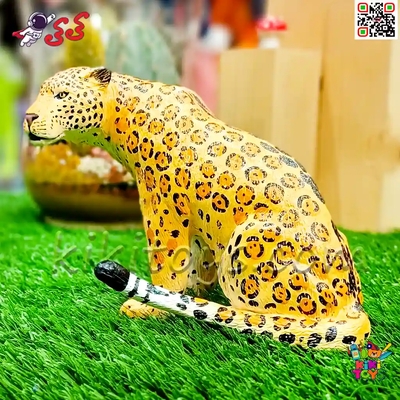 فیگور حیوانات ماکت پلنگ اسباب بازی Leopard figure X154