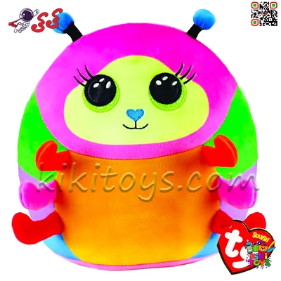 عروسک پولیشی اورجینال هزارپا رنگی| کوسن نرم 35 سانتی‌متری مدل TY