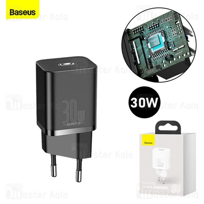 شارژر دیواری فست شارژ بیسوس Baseus Super Si 1C 30W CCCJG30CE CCSUP-J01 EU توان 30 وات