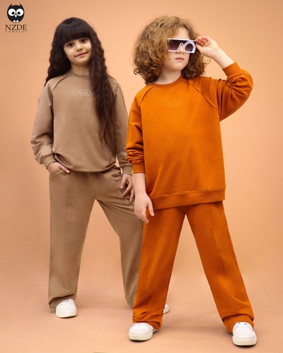 بلوز شلوار آستین رگلان colorful NZDE