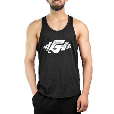 ‫رکابی بدنسازی مردانه G WEAR مدل L-WG چریکی مشکی