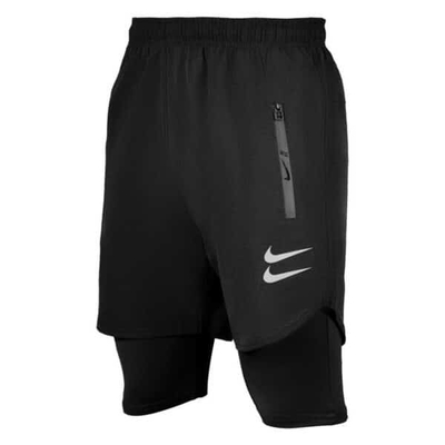 شلوارک کشاله دار ورزشی مردانه نایک مدل MUB-091 مشکی