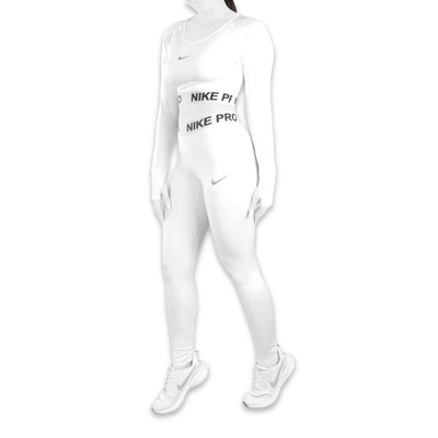 ست نیم تنه کراپ و لگ ورزشی زنانه نایک مدل SRN-1K625 سفید