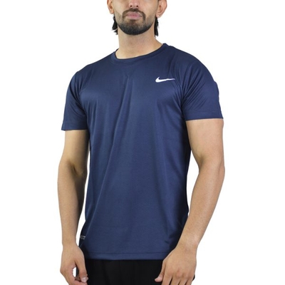 تیشرت ورزشی مردانه نایک مدل DS-JDI-4E0668 سرمه ای