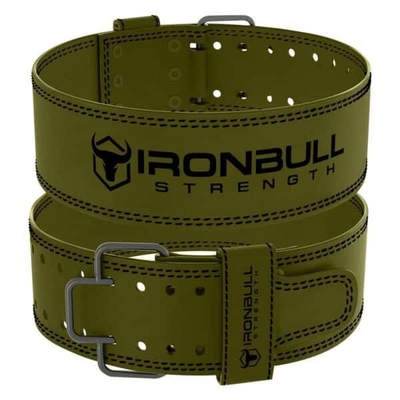کمربند بدنسازی و پاورلیفتینگ آیرون بول مدل Strength-2022 سگکی سبز