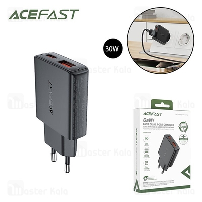 شارژر دیواری ایس فست ACEFAST A69 PD30W GaN Fast Charger توان 30 وات