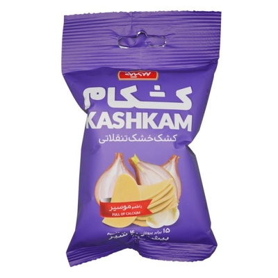 کشک خشک تنقلاتی کشکام سمیه با طعم موسیر ۲۵ گرمی