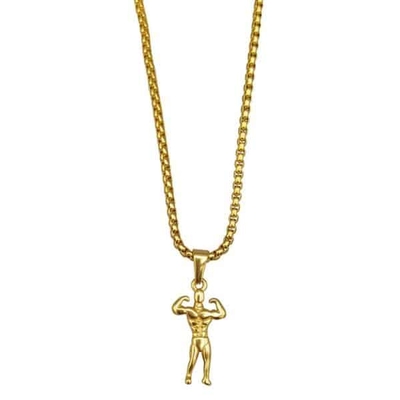 گردنبند استیل مدل جلو جفت بازو ۷۸۰۱۰