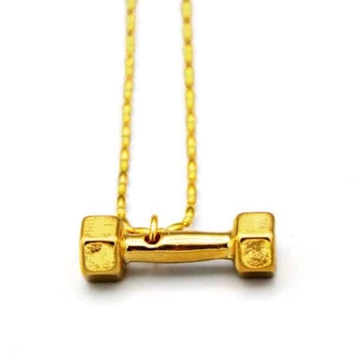 گردنبند استیل طرح PHIL زنجیر دات مدل ۲۲۶۱۴