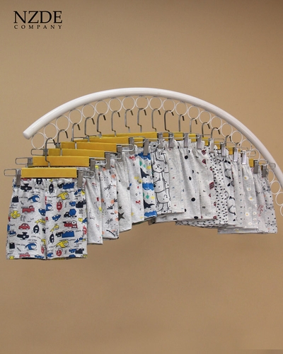 شلوارک طرح دار دورس ملانژ NZDE