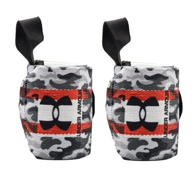 مچ بند بدنسازی آندر آرمور مدل GDS-333 چریکی طوسی طول ۴۰ سانتی متر بسته دو عددی