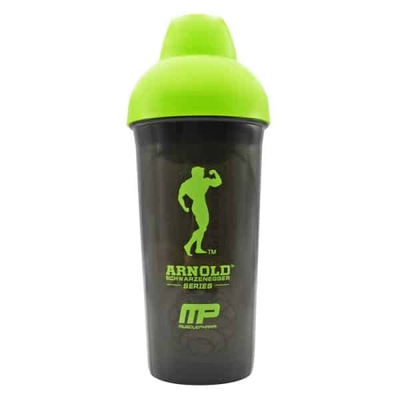 شیکر ورزشی یک تیکه ماسل فارم مدل Arnold-درب پیچی ظرفیت ۰.۷ لیتر