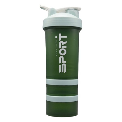 شیکر بدنسازی سه تیکه اسپرت لایف مدل Santorini ظرفیت ۰.۵ لیتر