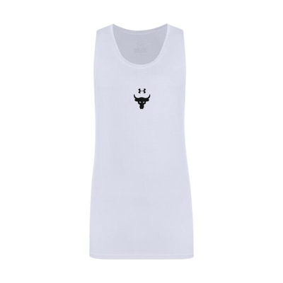 رکابی ورزشی مردانه آندر آرمور مدل PY-ROCK Simp-1408 سفید