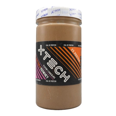 کره بادام زمینی ایکس تک حاوی ایزو وی طعم شکلات ۱۱۰۰ گرمی