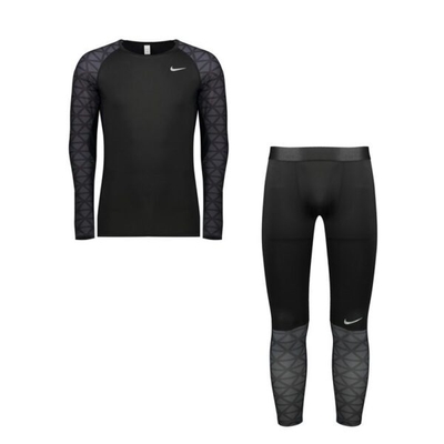 ‫ست لگ و استرج ورزشی مردانه نایک مدل ۰۹۲۶ Pro Sport LZ مشکی