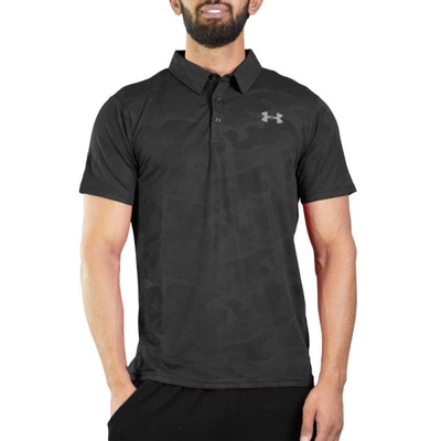 پولوشرت ورزشی مردانه آندر آرمور مدل HEATGEAR-286 چریکی مشکی