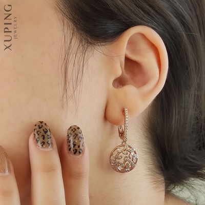 گوشواره آویز پیچک ژوپینگ