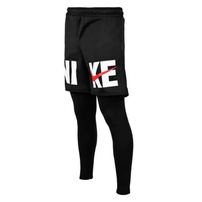 شلوارک و لگ سرهمی مردانه نایک مدل PY-1H335 مشکی