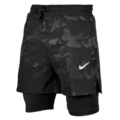 شلوارک کشاله دار ورزشی مردانه نایک مدل ۹۰۰۷ چریکی مشکی