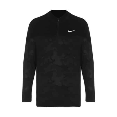 استرج ورزشی نیم زیپ نایک مدل CHK-524 چریکی مشکی