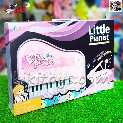 پیانو پایه دار با میکروفون اسباب بازی Little Pianist 8901