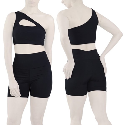 ست نیم تنه و کشاله بند ورزشی زنانه لولولمون مدل ۷۱۰۲ مشکی