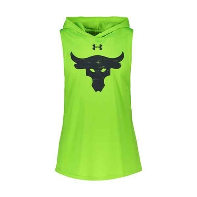 رکابی بدنسازی کلاهدار آندر آرمور مدل راک KACH سبز