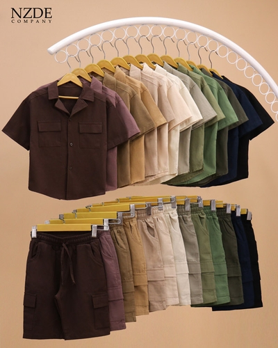 شومیز شلوارک بگ استایل Linen Life NZDE